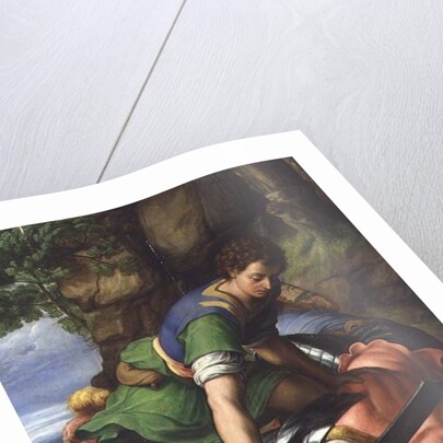 David beheading Goliath by Michiel I Coxie or Coxcie