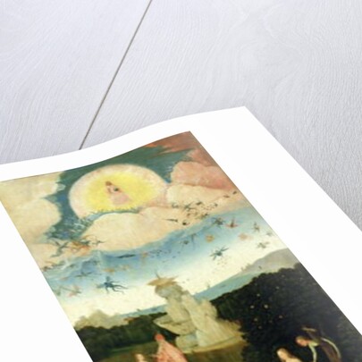 The Haywain: left wing of the triptych depicting the Garden of Eden, c.1500 by Hieronymus Bosch