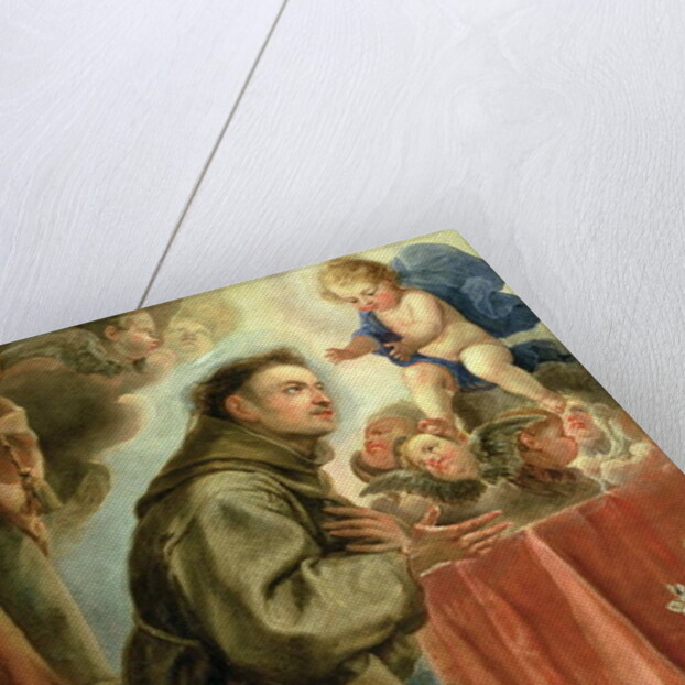 St. Anthony of Padua adoring the Christ Child by Don Juan Carreno de Miranda