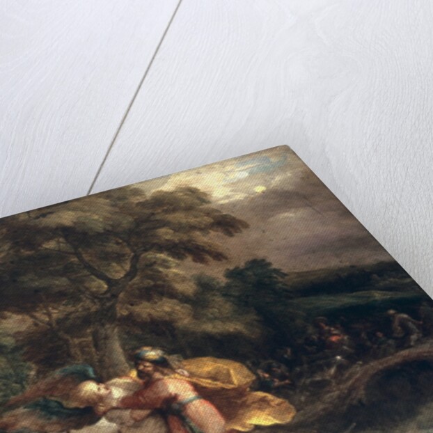 Jacob and the Angel by Frans II Francken