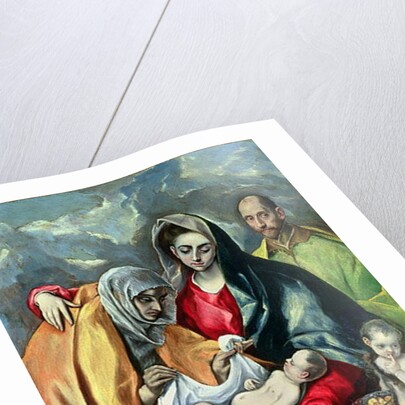 The Holy Family with St.Elizabeth, 1580-85 by El Greco
