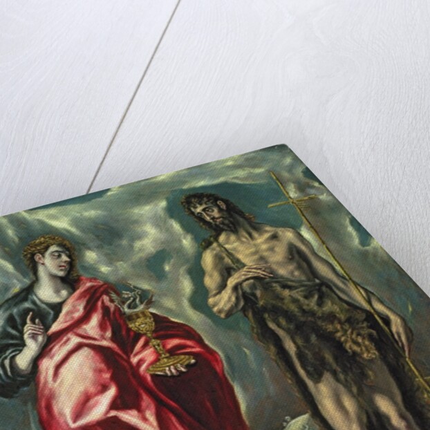 St John the Evangelist and St. John the Baptist, 1605-10 by El Greco