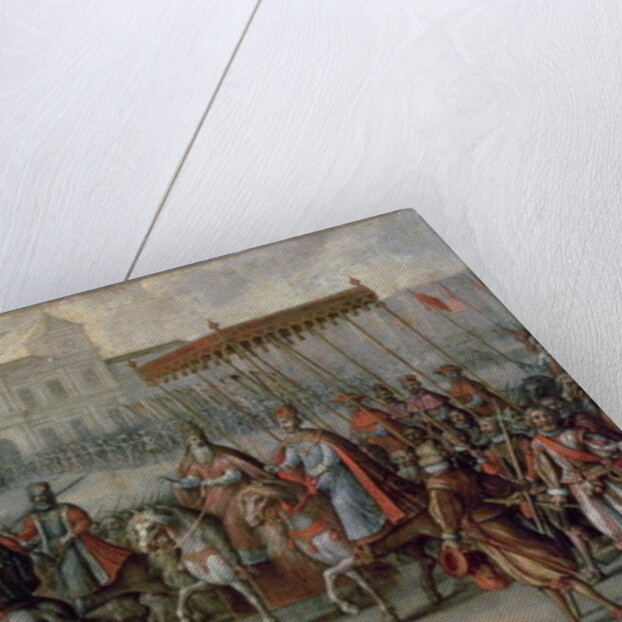 The Entrance of Charles V into Bologna for his Coronation by Juan de la Corte