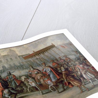 The Entrance of Charles V into Bologna for his Coronation by Juan de la Corte