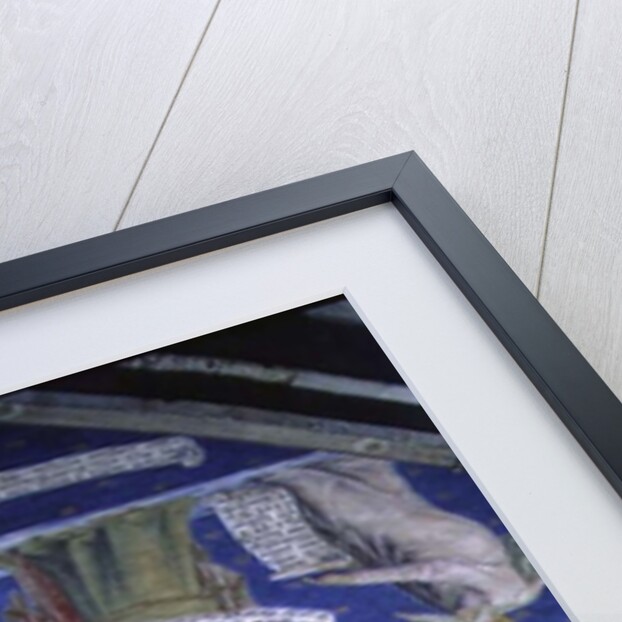 The Prophets Job, Isaiah, Jeremiah, Solomon, Moses, Ezekiel, David, and Enoch from La Salle de la Grande Audience c.1353 by Matteo Giovanetti