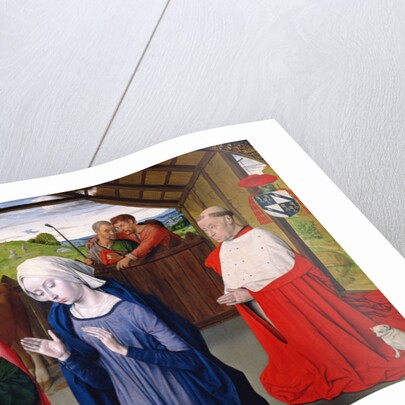 The Nativity of Cardinal Rolin by Master of Moulins