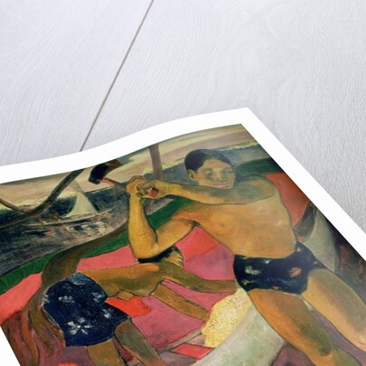 The Man with an Axe, 1891 by Paul Gauguin