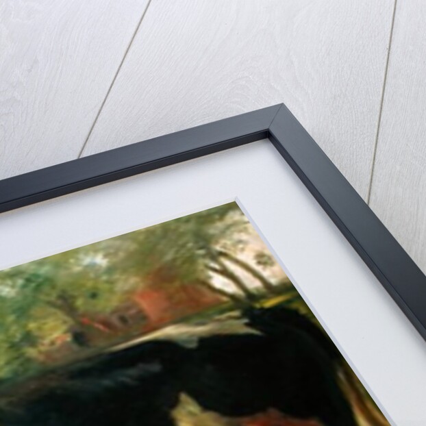 The painter Charlotte Berend with a bull, 1902 by Lovis Corinth