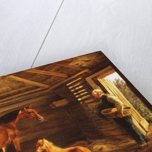 English Mare With Her Foals, 1833 by Albrecht Adam