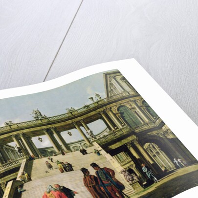 Ideal Landscape with Palace Steps, 1762 by Bernardo Bellotto