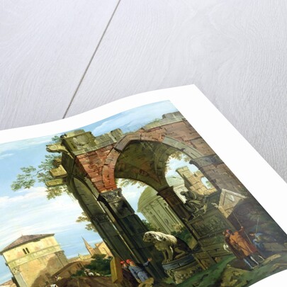 Capriccio with Motifs from Padua, c.1756 by (1697-1768) Canaletto