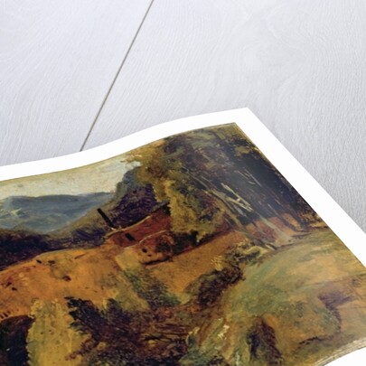 Mill in the valley near Amalfi, 1829 by Karl Blechen