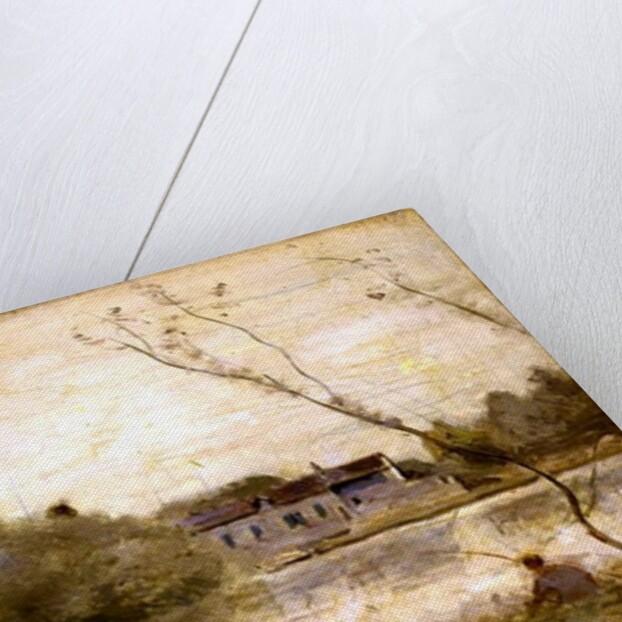 The Pond from the Villa d'Avray, 1865 by Jean Baptiste Camille Corot