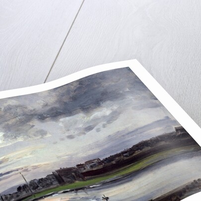 The Elbe and the New Town, Dresden, in the Evening Light, 1837 by Johan Christian Dahl