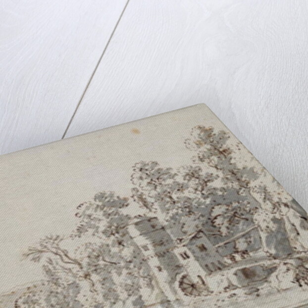 The Watermill by the Ford by Jan Hackaert