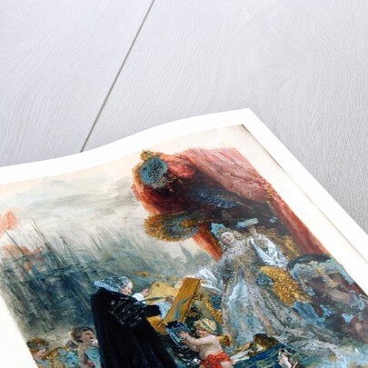 Honorary Citizenship Document of the City of Hamburg, 1887 by Adolph Friedrich Erdmann von Menzel