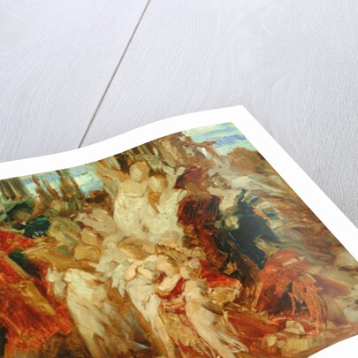 Study for The Entrance of Emperor Charles V into Antwerp in 1520, 1876-77 by Hans Makart