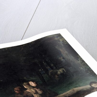 The Villa Borghese, 1870-71 by Hans von Marees