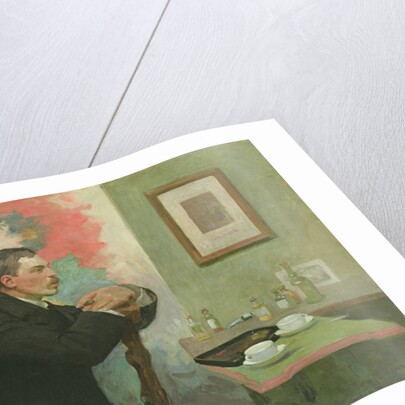 The Painter Julius Wohlers in his Studio, 1895 by Alfred Mohrbutter