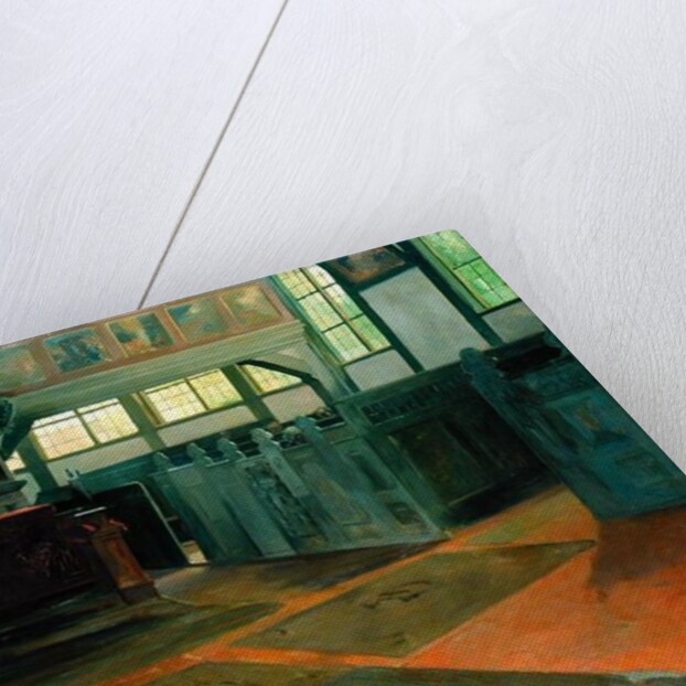 The Church of Allermohe, 1895 by Alfred Mohrbutter