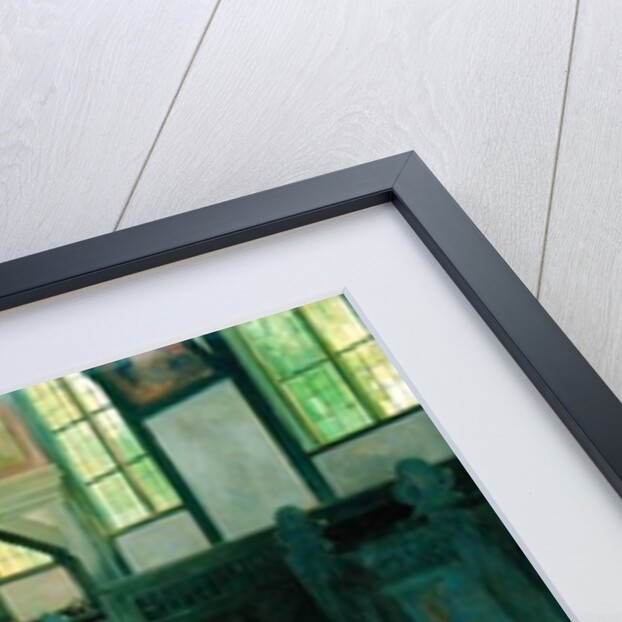 The Church of Allermohe, 1895 by Alfred Mohrbutter