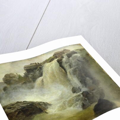 Haugfoss in Norway, 1827 by Christian Ernst Bernhard Morgenstern