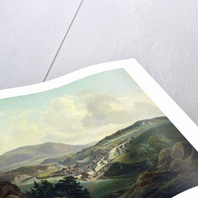 Saw Mill in Norway, 1827 by Christian Ernst Bernhard Morgenstern