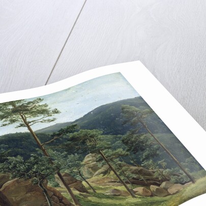 View of Mount Brocken, 1829 by Christian Ernst Bernhard Morgenstern