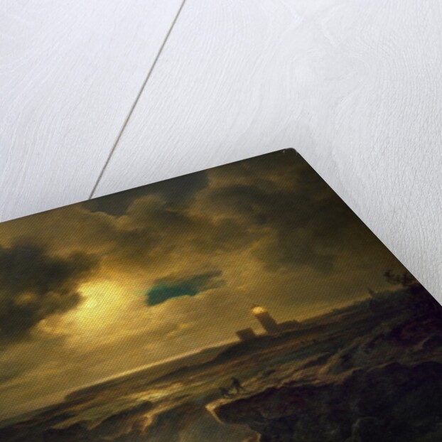 Helgoland in Moonlight, 1851 by Christian Ernst Bernhard Morgenstern