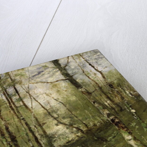 In the Barbizon Woods in 1875 by Mihaly Munkacsy