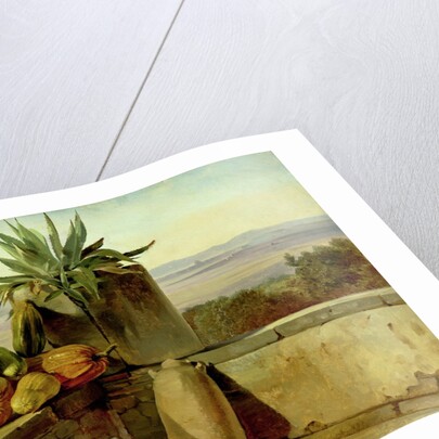 Roman Balcony, 1834 by Friedrich Nerly