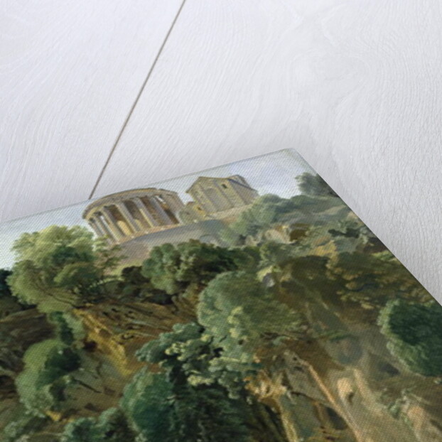 The Temple of Vesta and the Sibyls at Tivoli, 1834 by Friedrich Nerly