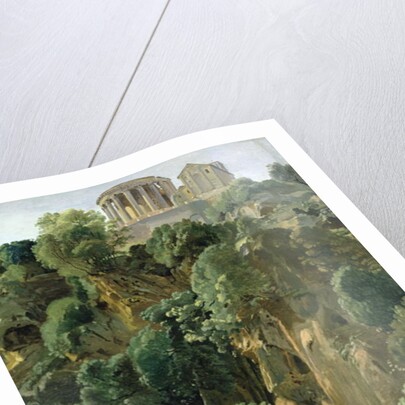 The Temple of Vesta and the Sibyls at Tivoli, 1834 by Friedrich Nerly