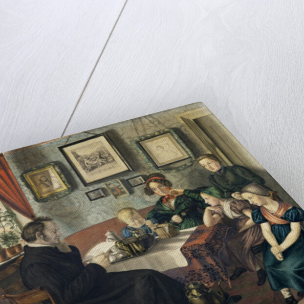 Pastor Johann Wilhelm Rautenberg and his Family, 1833 by Carl Julius Milde