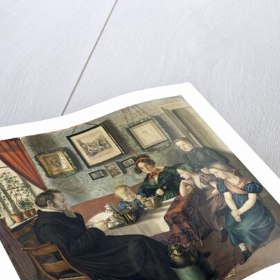 Pastor Johann Wilhelm Rautenberg and his Family, 1833 by Carl Julius Milde