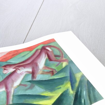 Monkey Frieze, 1911 by Franz Marc