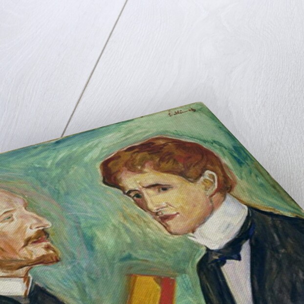 Albert Kollmann and Sten Drevsen, 1901 by Edvard Munch