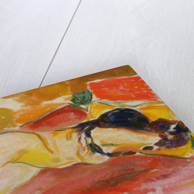 Reclining Female Nude, 1912/13 by Edvard Munch