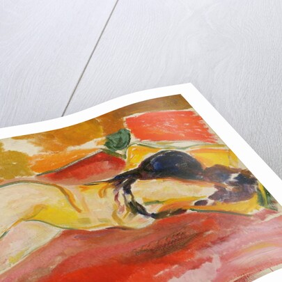 Reclining Female Nude, 1912/13 by Edvard Munch