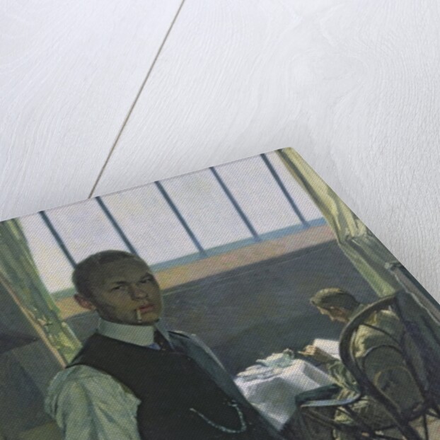 Self Portrait in the Studio, 1904 by Franz Nolken