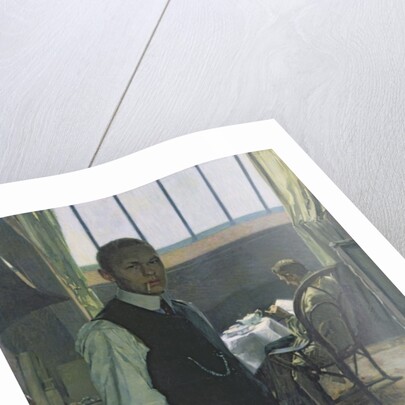 Self Portrait in the Studio, 1904 by Franz Nolken