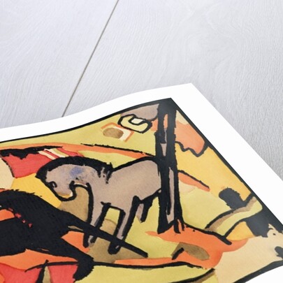 Two Horses, 1911/12 by Franz Marc