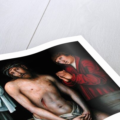 Christ as the Man of Sorrows with the Virgin and St. John by Lucas the Elder Cranach