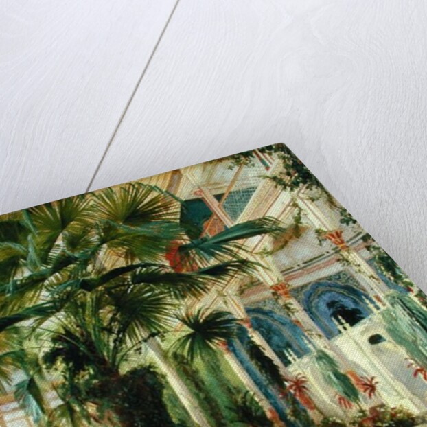 Interior of the Palm House at Potsdam, 1833 by Karl Blechen