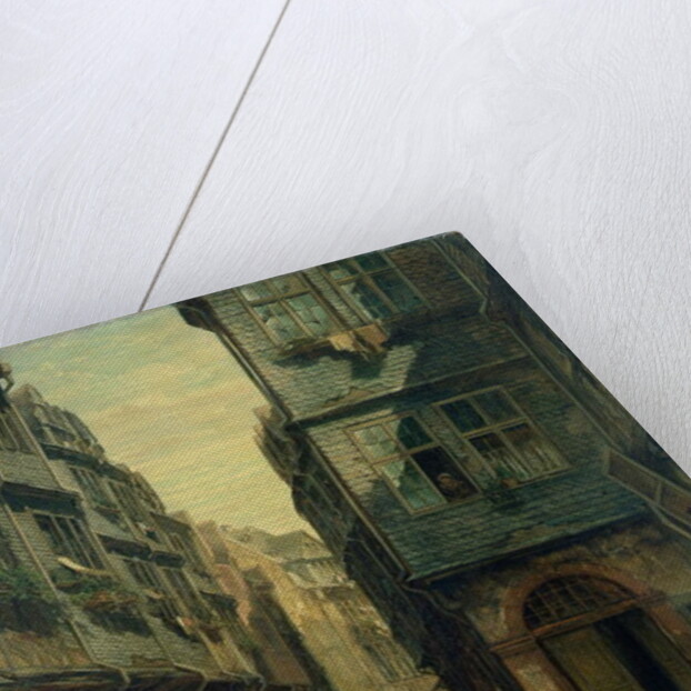 The Jewish Quarter in Frankfurt, 1883 by Anton Burger