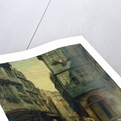 The Jewish Quarter in Frankfurt, 1883 by Anton Burger