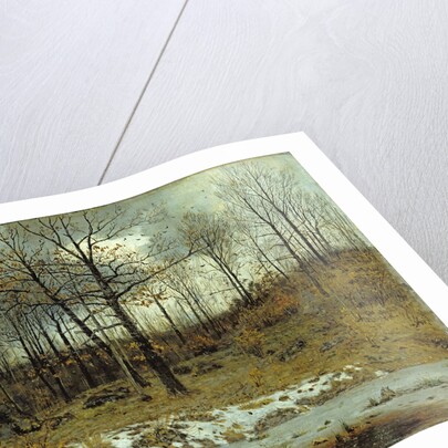 Last Snow at Weimar, 1889 by Karl Buchholz