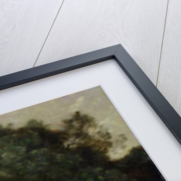 River Landscape by Jean Baptiste Camille Corot