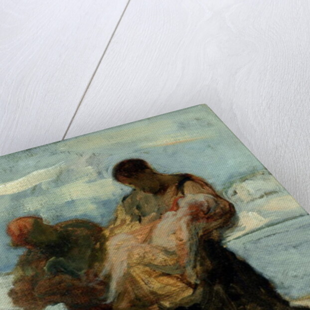 The Rescue, c.1870 by Honore Daumier