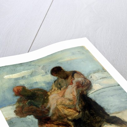 The Rescue, c.1870 by Honore Daumier